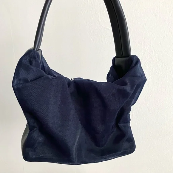 STAUD Navy Felix (Mesh) Bag NWT - Picture 3 of 7